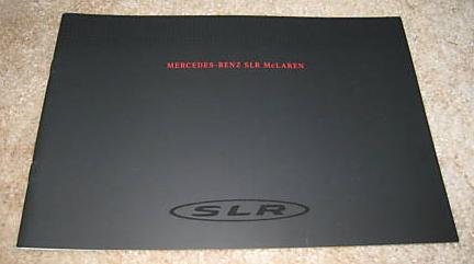 2003 Mercedes McLaren SLR brochure