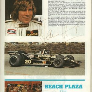 1979 Monaco GP multi-signed program
