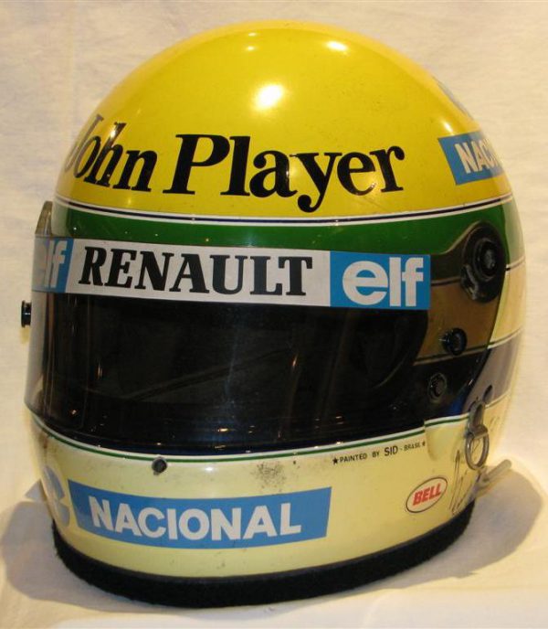 1985 Ayrton Senna original helmet