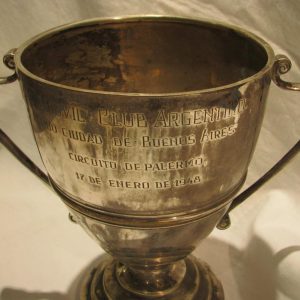 1948 Argentina GP winner's trophy - Gran Premio de la Ciudad de Buenos Aires
