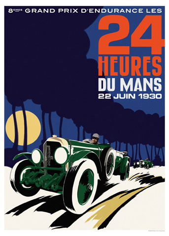 Bentley Le Mans poster