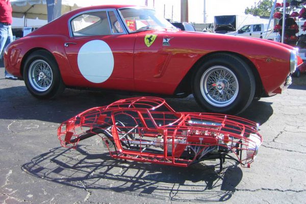 1/3 1961 Ferrari 250 GT SWB trellis and engine