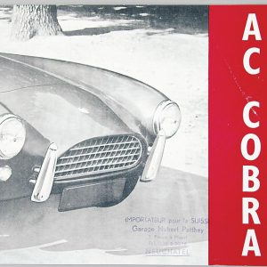 1963 AC Cobra sales brochure