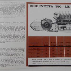 1963 Ferrari 250 LM sales brochure
