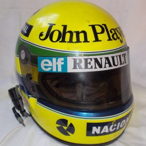 1986 Ayrton Senna Lotus helmet