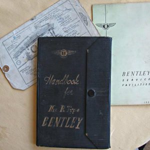 1953-5 Bentley R-Type Continental owner's manual