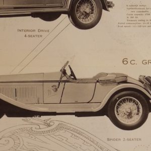1930-1931 Alfa Romeo 6C brochure