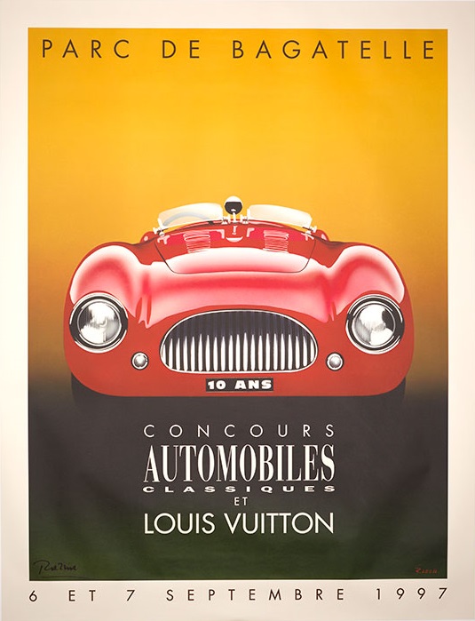 1997 Louis Vuitton Classic 'Parc de Bagatelle' event poster