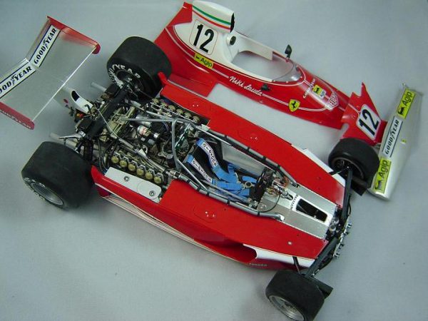 1/12 1975 Niki Lauda Ferrari 312 T Monaco win