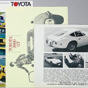 1967 Toyota 2000GT press folder