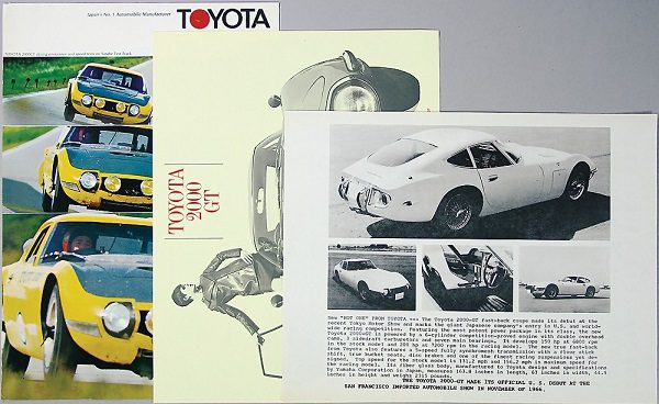 1967 Toyota 2000GT press folder