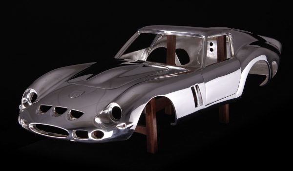 1/5 1962 Ferrari 250 GTO silver plated model