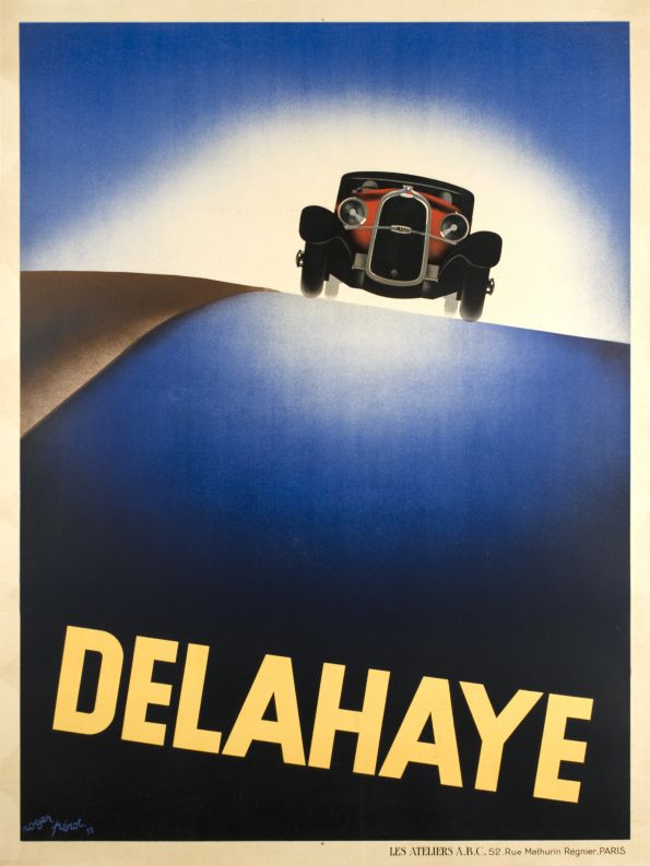 1932 Delahaye factory poster