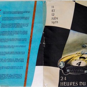 1955 Le Mans 24 hours handbill/leaflet