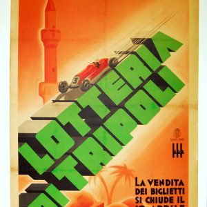 1936 Tripoli GP Lotteria poster