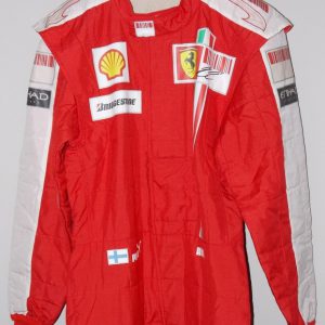 2009 Kimi Raikkonen Ferrari suit signed
