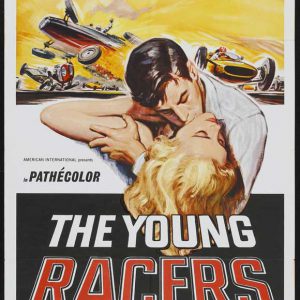 1963 "The Young Racers" vintage movie poster