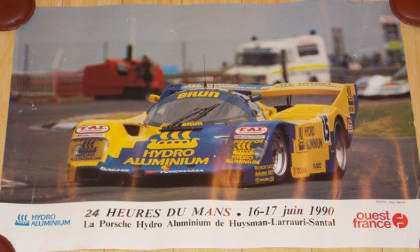 1990 Le Mans 24 Hours promotional/sponsor poster