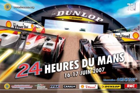2007 Le Mans 24 hours poster