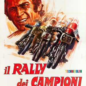 1971 'On Any Sunday' movie poster - Italian