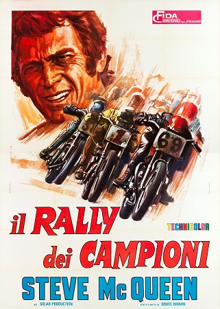 1971 'On Any Sunday' movie poster - Italian
