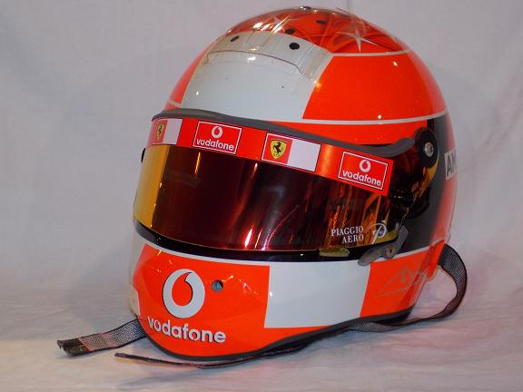2004 Michael Schumacher Ferrari helmet