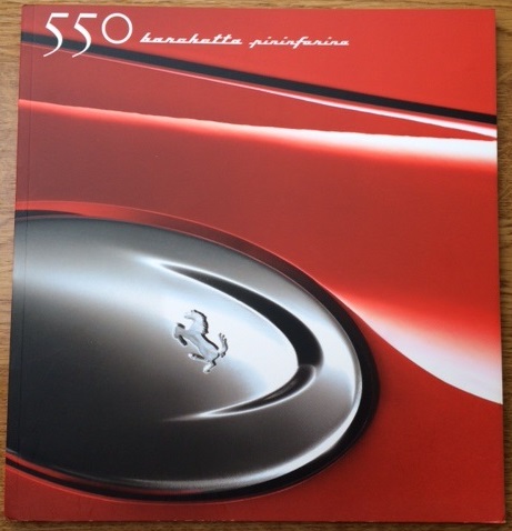 2000 Ferrari 550 Barchetta brochure