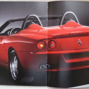 2000 Ferrari 550 Barchetta brochure