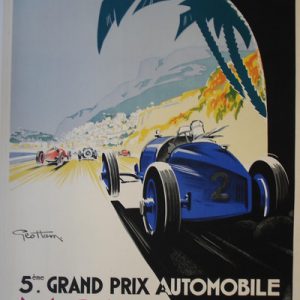1933 Monaco GP original poster