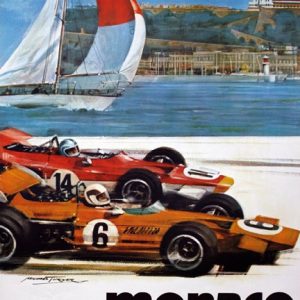 1970 Monaco GP original poster
