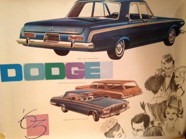 1963 Dodge dealership poster