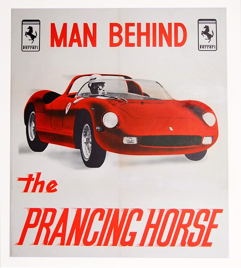 1963 Ferrari 250P Factory poster
