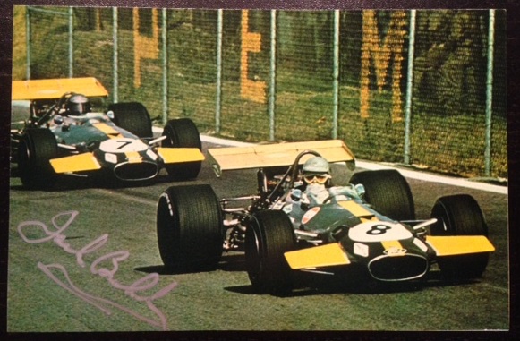 1970 Jack Brabham signed photo