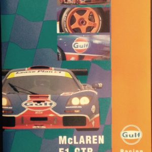 1996 McLaren F1 GTR Gulf Racing press kit