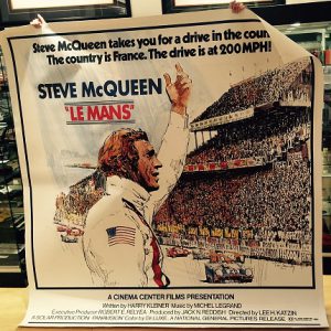1971 Steve McQueen 'Le Mans' movie poster - massive U.S. release