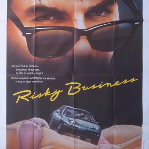 1983 'Risky Business' movie poster - French