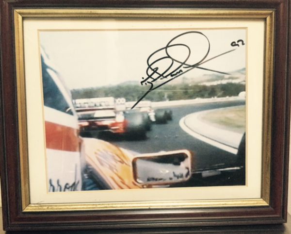 1992 Nigel Mansell signed and framed photo