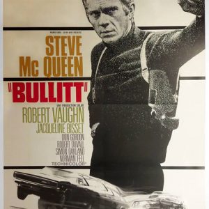 1968 'Bullitt' movie poster - massive billboard