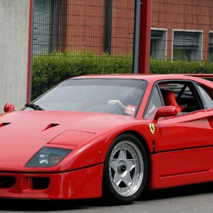 2000s Ferrari dealer sign - illuminated - huge