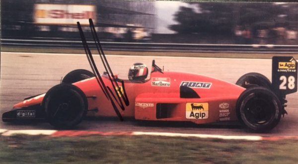 1988 Gerhard Berger signed photo
