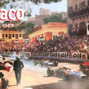 1969 Monaco GP original poster