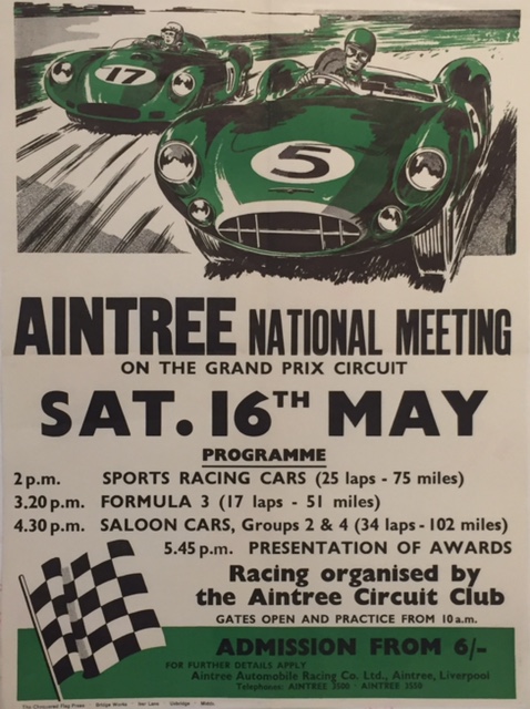 1959 Aintree National Meeting poster