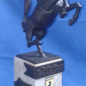 1954 Cavallino Rampante trophy awarded by Enzo Ferrari to ‘Motor’ Magazine