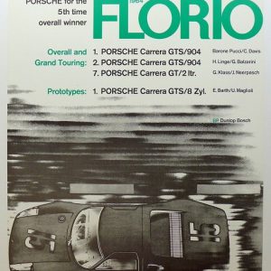 1964 Porsche Targa Florio celebration poster