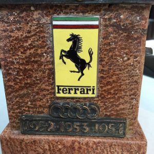 1954 Cavallino Rampante trophy awarded by Enzo Ferrari to ‘Corriere dello Sport’ newspaper