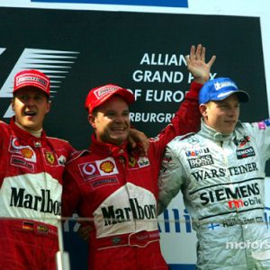 2002 Michael Schumacher Ferrari signed boots