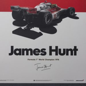 1976 James Hunt McLaren poster set