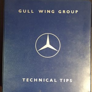 1970s Mercedes 300SL Gull Wing Group “Technical Tips” binder