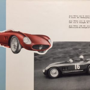 1956 Maserati 150/S sales sheet (Behra)