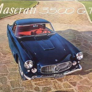 1959 Maserati 3500GT brochure
